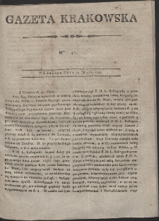 Gazeta Krakowska. R. 1799 Nr 41