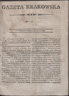 Gazeta Krakowska. R. 1799 Nr 42