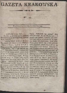 Gazeta Krakowska. R. 1799 Nr 45