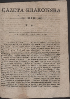 Gazeta Krakowska. R. 1799 Nr 47