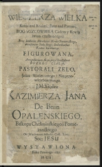 Wieczerza wielka króla nad królami, pana nad panami, Boga człowieka ciałem i krwią swoją częstującego [...]