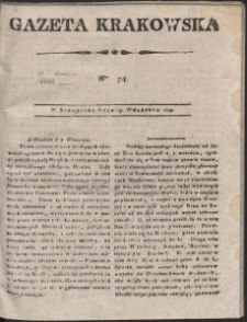 Gazeta Krakowska. R. 1799 Nr 74