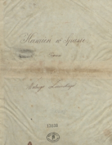 Kamień w Spasie. Powieść [&hellip;]