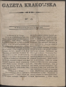 Gazeta Krakowska. R. 1800 Nr 18