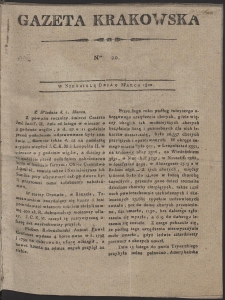 Gazeta Krakowska. R. 1800 Nr 20