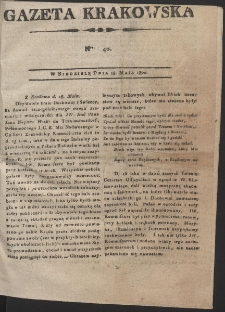 Gazeta Krakowska. R. 1800 Nr 40