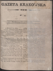 Gazeta Krakowska. R. 1800 Nr 43