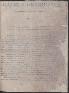 Gazeta Krakowska. R. 1800 Nr 49