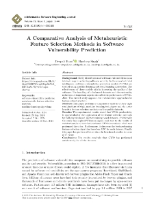 A Comparative Analysis of Metaheuristic Feature Selection Methods in Software Vulnerability Prediction