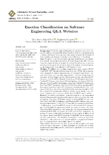 Emotion Classification on Software Engineering Q&A Websites