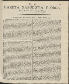 Gazeta Narodowa Y Obca. R. 1791 Nr 20