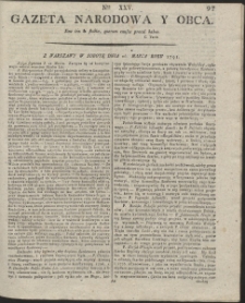 Gazeta Narodowa Y Obca. R. 1791 Nr 25