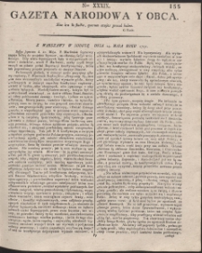 Gazeta Narodowa Y Obca. R. 1791 Nr 39