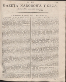 Gazeta Narodowa Y Obca. R. 1791 Nr 41