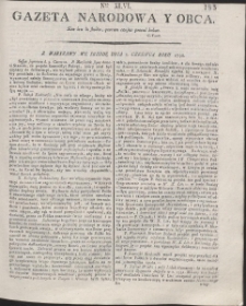 Gazeta Narodowa Y Obca. R. 1791 Nr 46