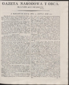 Gazeta Narodowa Y Obca. R. 1791 Nr 66