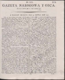 Gazeta Narodowa Y Obca. R. 1791 Nr 70