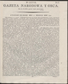 Gazeta Narodowa Y Obca. R. 1791 Nr 78