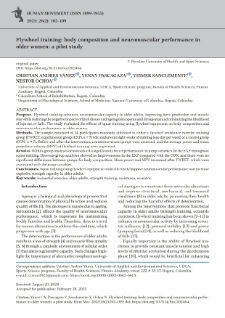 Flywheel training: body composition and neuromuscular performance in older women: a pilot study