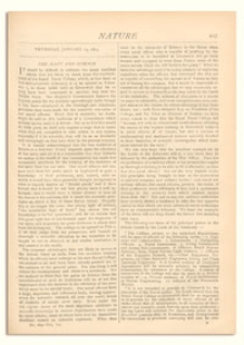 Nature : a Weekly Illustrated Journal of Science. Volume 7, 1873 January 23, [No. 169]