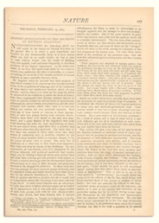 Nature : a Weekly Illustrated Journal of Science. Volume 7, 1872 February 13, [No. 172]