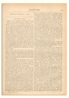 Nature : a Weekly Illustrated Journal of Science. Volume 7, 1873 February 27, [No. 174]