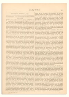 Nature : a Weekly Illustrated Journal of Science. Volume 7, 1873 March 20, [No. 177]