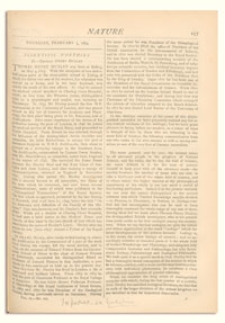 Nature : a Weekly Illustrated Journal of Science. Volume 9, 1874 February 5, [No. 223]