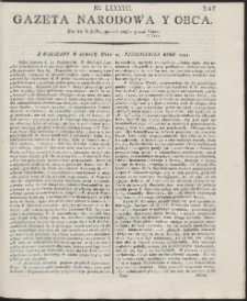 Gazeta Narodowa Y Obca. R. 1791 Nr 87