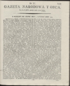 Gazeta Narodowa Y Obca. R. 1791 Nr 90