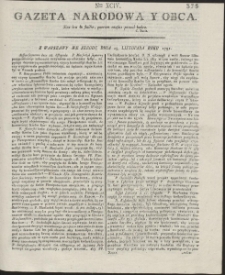 Gazeta Narodowa Y Obca. R. 1791 Nr 94