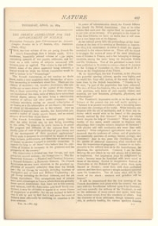 Nature : a Weekly Illustrated Journal of Science. Volume 9, 1874 April 30, [No. 235]