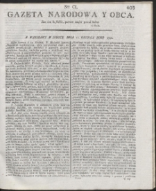 Gazeta Narodowa Y Obca. R. 1791 Nr 101