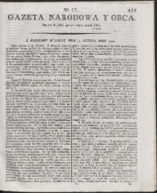 Gazeta Narodowa Y Obca. R. 1791 Nr 105