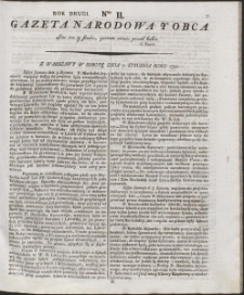 Gazeta Narodowa Y Obca. R. 1792 Nr 2