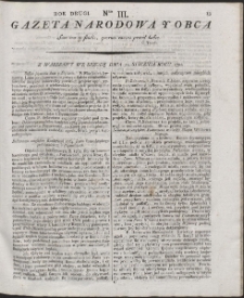 Gazeta Narodowa Y Obca. R. 1792 Nr 3