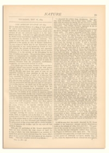 Nature : a Weekly Illustrated Journal of Science. Volume 10, 1874 May 28, [No. 239]