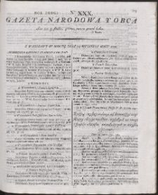 Gazeta Narodowa Y Obca. R. 1792 Nr 30