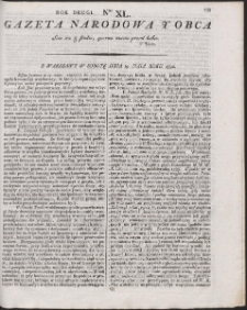 Gazeta Narodowa Y Obca. R. 1792 Nr 40