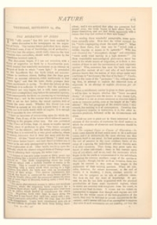 Nature : a Weekly Illustrated Journal of Science. Volume 10, 1874 September 24, [No. 256]