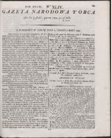 Gazeta Narodowa Y Obca. R. 1792 Nr 44