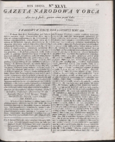 Gazeta Narodowa Y Obca. R. 1792 Nr 46