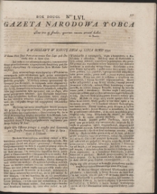 Gazeta Narodowa Y Obca. R. 1792 Nr 56