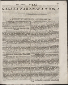 Gazeta Narodowa Y Obca. R. 1792 Nr 61