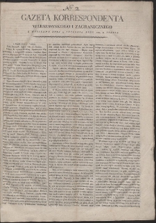 Gazeta Korrespondenta Warszawskiego i Zagranicznego. R. 1799 Nr 2