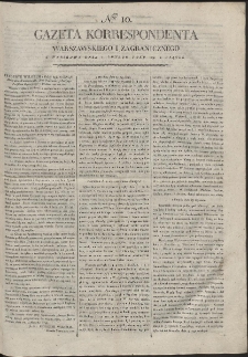 Gazeta Korrespondenta Warszawskiego i Zagranicznego. R. 1799