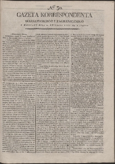 Gazeta Korrespondenta Warszawskiego i Zagranicznego. R. 1799 Nr 30