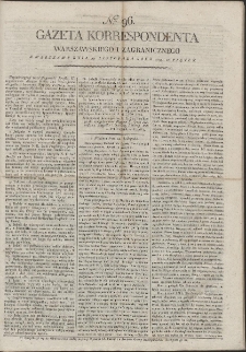 Gazeta Korrespondenta Warszawskiego i Zagranicznego. R. 1799 Nr 96