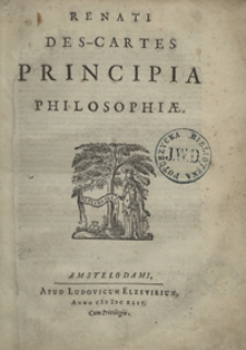 Renati Des-Cartes Principia Philosophiae