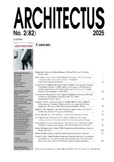 Contents [Architectus : Pismo Wydziału Architektury Politechniki Wrocławskiej, 2025, nr 2 (82)]